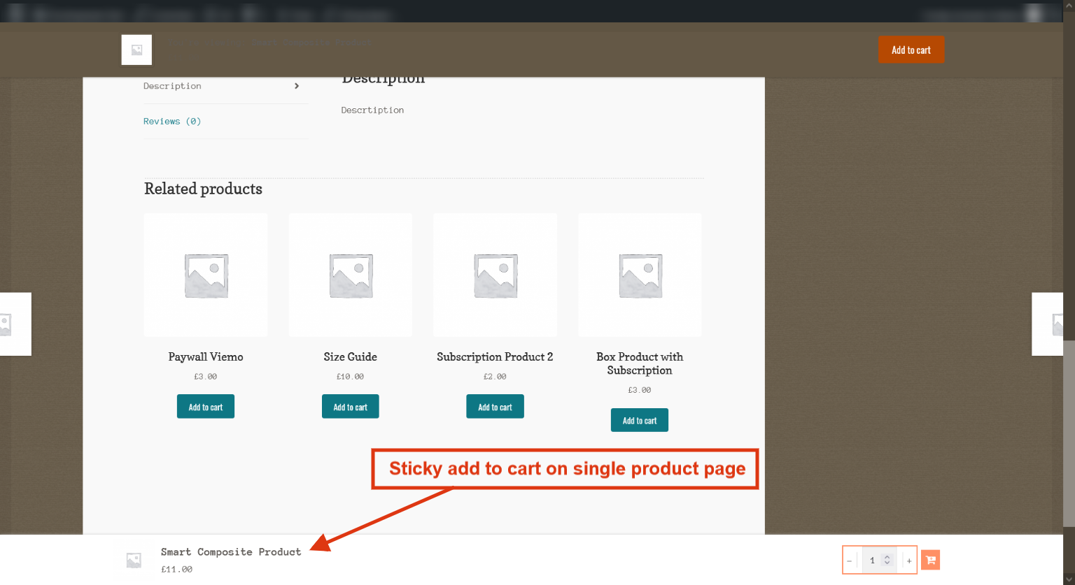 WooCommerce All In One Cart Checkout Frontend Sticky Add To Cart